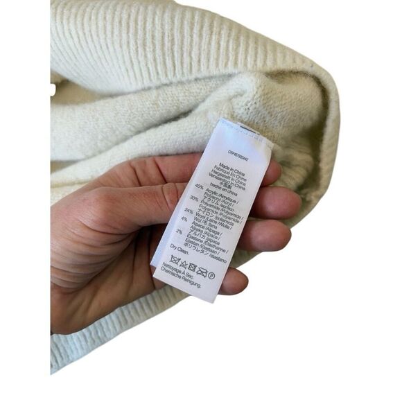 NEW Madewell Women's Dillon Mockneck Pullover Sweater M Cream - Picture 8 of 10